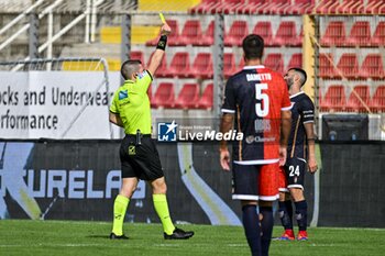 2024-10-20 - Andrea Calzavara Arbitro, Referee, Daniele Giorico of Torres - TORRES VS TERNANA - ITALIAN SERIE C - SOCCER