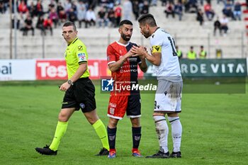 2024-10-20 - Andrea Calzavara Arbitro, Referee, Marco Capuano of Ternana Calcio - TORRES VS TERNANA - ITALIAN SERIE C - SOCCER