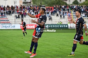 2024-10-20 - Eyob Zambataro of Torres, Ritratto, Esultanza, Jubilation, After scoaring Goal - TORRES VS TERNANA - ITALIAN SERIE C - SOCCER