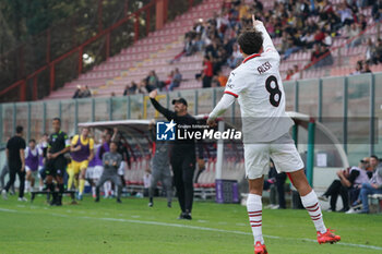 2024-10-27 - gabriele alesi (n.8 milan futuro) goal 0-1 - PERUGIA VS MILAN FUTURO - ITALIAN SERIE C - SOCCER