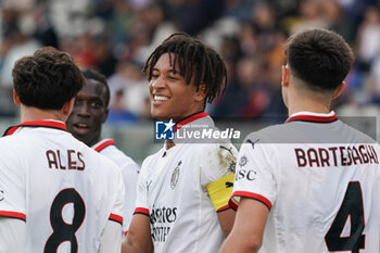 2024-10-27 - kevin zerolo (n.18 milan futuro) rejoices 0-2 - PERUGIA VS MILAN FUTURO - ITALIAN SERIE C - SOCCER