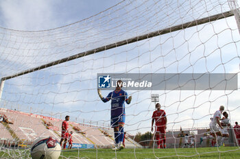 2024-10-27 - luca gemello (n.1 perugia calcio) disappointed 0-2 - PERUGIA VS MILAN FUTURO - ITALIAN SERIE C - SOCCER