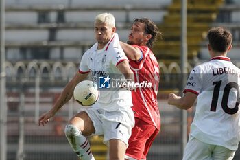 2024-10-27 - samuel longo (n.7 milan futuro) v gabriele angella (n.5 perugia calcio) - PERUGIA VS MILAN FUTURO - ITALIAN SERIE C - SOCCER