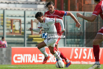 2024-10-27 - gabriele alesi (n.8 milan futuro) v gabriele angella (n.5 perugia calcio) - PERUGIA VS MILAN FUTURO - ITALIAN SERIE C - SOCCER