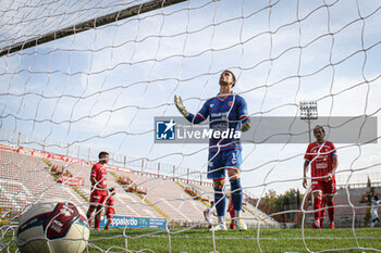 2024-10-27 - luca gemello (n.1 perugia calcio) disappointed goal 0-2 - PERUGIA VS MILAN FUTURO - ITALIAN SERIE C - SOCCER