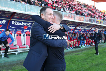 2024-11-10 - lamberto zauli (coach perugia calcio) ignazio abate (coach ternana calcio) - PERUGIA VS TERNANA - ITALIAN SERIE C - SOCCER