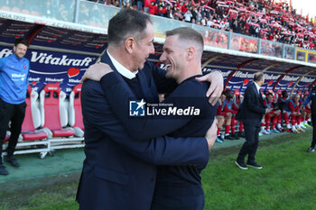 2024-11-10 - lamberto zauli (coach perugia calcio) ignazio abate (coach ternana calcio) - PERUGIA VS TERNANA - ITALIAN SERIE C - SOCCER