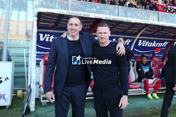 2024-11-10 - lamberto zauli (coach perugia calcio) ignazio abate (coach ternana calcio) - PERUGIA VS TERNANA - ITALIAN SERIE C - SOCCER