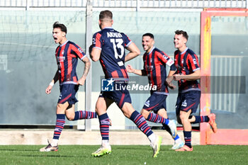 2024-11-24 - Celebrate gol Alessio Guerini during Fc Crotone vs Juventus Next Gen, Italian soccer Serie C match in Crotone, Italy, November 24 2024 - CROTONE VS JUVENTUS NEXT - ITALIAN SERIE C - SOCCER