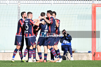 2024-11-24 - Celebrate Crotone during Fc Crotone vs Juventus Next Gen, Italian soccer Serie C match in Crotone, Italy, November 24 2024 - CROTONE VS JUVENTUS NEXT - ITALIAN SERIE C - SOCCER