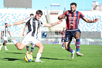 2024-11-24 - Maxime Giron and Nicolo Cudrig during Fc Crotone vs Juventus Next Gen, Italian soccer Serie C match in Crotone, Italy, November 24 2024 - CROTONE VS JUVENTUS NEXT - ITALIAN SERIE C - SOCCER