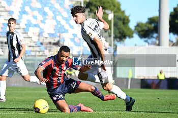 2024-11-24 - Thomas Schio and Lorenzo Anghele during Fc Crotone vs Juventus Next Gen, Italian soccer Serie C match in Crotone, Italy, November 24 2024 - CROTONE VS JUVENTUS NEXT - ITALIAN SERIE C - SOCCER