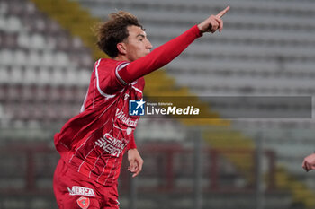 2024-11-22 - luca di maggio (n.18 perugia calcio) rejoices 1-0 - PERUGIA VS AREZZO - ITALIAN SERIE C - SOCCER