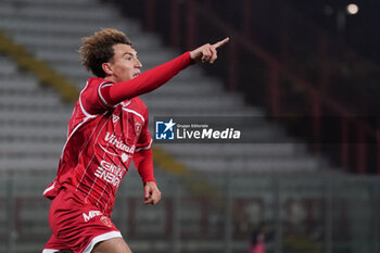 2024-11-22 - luca di maggio (n.18 perugia calcio) rejoices 1-0 - PERUGIA VS AREZZO - ITALIAN SERIE C - SOCCER