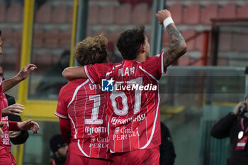 2024-11-22 - luca di maggio (n.18 perugia calcio) rejoices 1-0 - PERUGIA VS AREZZO - ITALIAN SERIE C - SOCCER