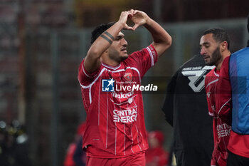 2024-11-22 - daniele montevago (n.9 perugia calcio) rejoices 2-0 - PERUGIA VS AREZZO - ITALIAN SERIE C - SOCCER