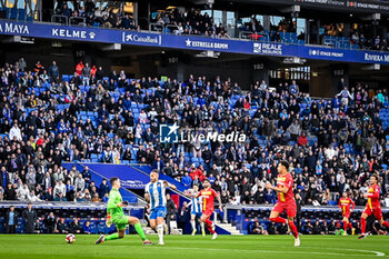 2024-01-06 - Braithwaite (RCD Espanyol) during a Copa del Rey match between RCD Espanyol and Getafe CF at Stage Front Stadium, in Barcelona, ,Spain on January 6, 2024. (Photo / Felipe Mondino) - RCD ESPANYOL - GETAFE CF - SPANISH CUP - SOCCER
