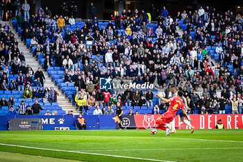 2024-01-06 - Braithwaite (RCD Espanyol) during a Copa del Rey match between RCD Espanyol and Getafe CF at Stage Front Stadium, in Barcelona, ,Spain on January 6, 2024. (Photo / Felipe Mondino) - RCD ESPANYOL - GETAFE CF - SPANISH CUP - SOCCER