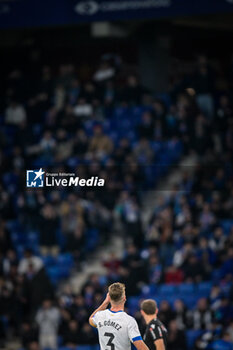 2024-01-06 - Sergi Gomez (RCD Espanyol) during a Copa del Rey match between RCD Espanyol and Getafe CF at Stage Front Stadium, in Barcelona, ,Spain on January 6, 2024. (Photo / Felipe Mondino) - RCD ESPANYOL - GETAFE CF - SPANISH CUP - SOCCER