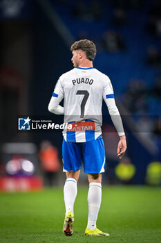 2024-01-06 - Puado (RCD Espanyol) during a Copa del Rey match between RCD Espanyol and Getafe CF at Stage Front Stadium, in Barcelona, ,Spain on January 6, 2024. (Photo / Felipe Mondino) - RCD ESPANYOL - GETAFE CF - SPANISH CUP - SOCCER