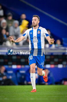 2024-01-06 - Edu Exposito (RCD Espanyol) during a Copa del Rey match between RCD Espanyol and Getafe CF at Stage Front Stadium, in Barcelona, ,Spain on January 6, 2024. (Photo / Felipe Mondino) - RCD ESPANYOL - GETAFE CF - SPANISH CUP - SOCCER
