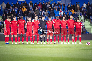 2024-01-16 - Sevilla team seen before the football match valid for the round of 16 of the Copa del Rey tournament between Getafe and Sevilla played at Estadio Coliseum in Getafe, Spain. - GETAFE VS SEVILLA - SPANISH CUP - SOCCER