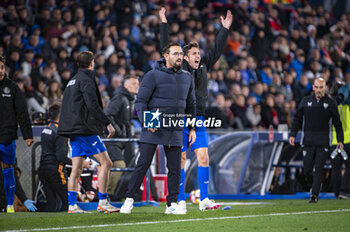 2024-01-16 - Jose Bordalas, head coach of Getafe, seen protesting during the football match valid for the round of 16 of the Copa del Rey tournament between Getafe and Sevilla played at Estadio Coliseum in Getafe, Spain. - GETAFE VS SEVILLA - SPANISH CUP - SOCCER