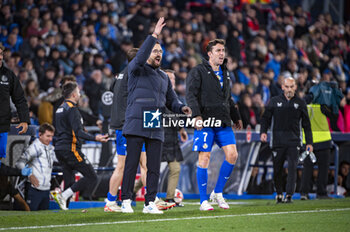 2024-01-16 - Jose Bordalas, head coach of Getafe, seen protesting during the football match valid for the round of 16 of the Copa del Rey tournament between Getafe and Sevilla played at Estadio Coliseum in Getafe, Spain. - GETAFE VS SEVILLA - SPANISH CUP - SOCCER