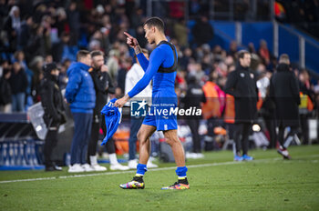 2024-01-16 - Mason Greenwood of Getafe at the end of the football match valid for the round of 16 of the Copa del Rey tournament between Getafe and Sevilla played at Estadio Coliseum in Getafe, Spain. - GETAFE VS SEVILLA - SPANISH CUP - SOCCER