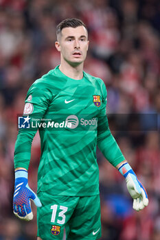 2024-01-24 - Inaki Pena of FC Barcelona during the Spanish Cup, Copa del Rey football match between Athletic Club and FC Barcelona on January 24, 2024 at San Mames in Bilbao, Spain - FOOTBALL - SPANISH CUP - ATHLETIC BILBAO V FC BARCELONA - SPANISH CUP - SOCCER