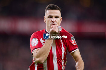 2024-01-24 - Gorka Guruzeta of Athletic Club celebrates his goal 1-0 during the Spanish Cup, Copa del Rey football match between Athletic Club and FC Barcelona on January 24, 2024 at San Mames in Bilbao, Spain - FOOTBALL - SPANISH CUP - ATHLETIC BILBAO V FC BARCELONA - SPANISH CUP - SOCCER