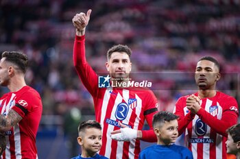 2024-01-25 - Jose Gimenez of Atletico Madrid seen before the football match valid for quarter finals of the Copa del Rey tournament between Atletico Madrid and Sevilla played at Estadio Metropolitano in Madrid, Spain. - ATLETICO MADRID VS SEVILLA - SPANISH CUP - SOCCER