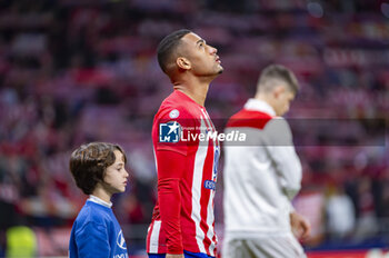 2024-02-07 - Samuel Lino of Atletico Madrid seen before the football match valid for the semi-final of the Copa del Rey tournament between Atletico Madrid and Athletic Bilbao played at Estadio Metropolitano in Madrid, Spain. - ATLETICO MADRID VS ATHLETIC BILBAO - SPANISH CUP - SOCCER