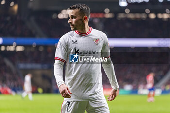 2024-02-07 - Alex Berenguer of Athletic Bilbao seen during the football match valid for the semi-final of the Copa del Rey tournament between Atletico Madrid and Athletic Bilbao played at Estadio Metropolitano in Madrid, Spain. - ATLETICO MADRID VS ATHLETIC BILBAO - SPANISH CUP - SOCCER