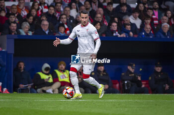 2024-02-07 - Alex Berenguer of Athletic Bilbao seen in action with the ball during the football match valid for the semi-final of the Copa del Rey tournament between Atletico Madrid and Athletic Bilbao played at Estadio Metropolitano in Madrid, Spain. - ATLETICO MADRID VS ATHLETIC BILBAO - SPANISH CUP - SOCCER