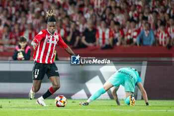 2024-04-06 - Nico Williams of Athletic Club during the Spanish Cup, Copa del Rey, Final football match between Athletic Club and RCD Mallorca on April 6, 2024 at La Cartuja stadium in Sevilla, Spain - FOOTBALL - SPANISH CUP - FINAL - ATHLETIC CLUB V MALLORCA - SPANISH CUP - SOCCER