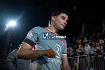 2024-10-31 - Julian Alvarez (Atletico de Madrid) seen during a Copa del Rey match between UE Vic and Atletico de Madrid at Estadi Hipolit Planas in Vic, Barcelona, Spain, on October 31 2024. Photo by Felipe Mondino - UE VIC - ATLETICO DE MADRID - SPANISH CUP - SOCCER