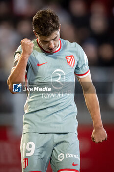 2024-10-31 - Julian Alvarez (Atletico de Madrid)celebrates during a Copa del Rey match between UE Vic and Atletico de Madrid at Estadi Hipolit Planas in Vic, Barcelona, Spain, on October 31 2024. Photo by Felipe Mondino - UE VIC - ATLETICO DE MADRID - SPANISH CUP - SOCCER