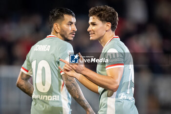 2024-10-31 - Julian Alvarez (Atletico de Madrid)celebrates during a Copa del Rey match between UE Vic and Atletico de Madrid at Estadi Hipolit Planas in Vic, Barcelona, Spain, on October 31 2024. Photo by Felipe Mondino - UE VIC - ATLETICO DE MADRID - SPANISH CUP - SOCCER