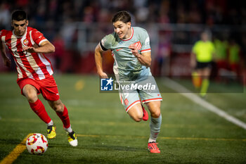 2024-10-31 - Julian Alvarez (Atletico de Madrid) in action during a Copa del Rey match between UE Vic and Atletico de Madrid at Estadi Hipolit Planas in Vic, Barcelona, Spain, on October 31 2024. Photo by Felipe Mondino - UE VIC - ATLETICO DE MADRID - SPANISH CUP - SOCCER