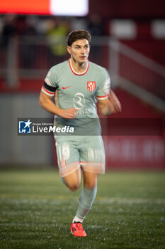 2024-10-31 - Julian Alvarez (Atletico de Madrid) in action during a Copa del Rey match between UE Vic and Atletico de Madrid at Estadi Hipolit Planas in Vic, Barcelona, Spain, on October 31 2024. Photo by Felipe Mondino - UE VIC - ATLETICO DE MADRID - SPANISH CUP - SOCCER