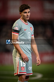 2024-10-31 - Julian Alvarez (Atletico de Madrid) in action during a Copa del Rey match between UE Vic and Atletico de Madrid at Estadi Hipolit Planas in Vic, Barcelona, Spain, on October 31 2024. Photo by Felipe Mondino - UE VIC - ATLETICO DE MADRID - SPANISH CUP - SOCCER