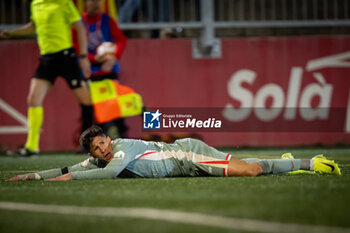 2024-10-31 - Giuliano Simeone (Atletico de Madrid) gestures during a Copa del Rey match between UE Vic and Atletico de Madrid at Estadi Hipolit Planas in Vic, Barcelona, Spain, on October 31 2024. Photo by Felipe Mondino - UE VIC - ATLETICO DE MADRID - SPANISH CUP - SOCCER