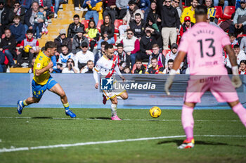 2024-01-20 - Alvaro Garcia of Rayo Vallecano seen in action during the La Liga EA Sports 2023/24 football match between Rayo Vallecano vs Las Palmas at Estadio Vallecas in Madrid, Spain. - RAYO VALLECANO VS LAS PALMAS - SPANISH LA LIGA - SOCCER