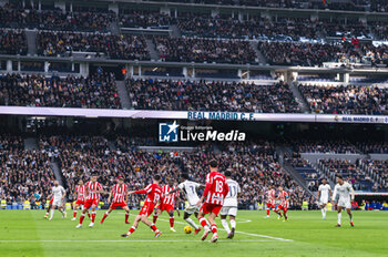 2024-01-21 - Vinicius Junior of Real Madrid seen in action during the La Liga EA Sports 23/24 football match between Real Madrid vs Almeria at Bernabeu stadium in Madrid, Spain. - REAL MADRID VS ALMERIA - SPANISH LA LIGA - SOCCER