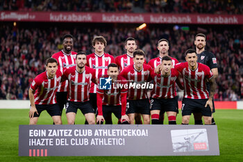 2024-02-19 - Team of Athletic Club during the Spanish championship La Liga football match between Athletic Club and Girona FC on February 19, 2024 at San Mames stadium in Bilbao, Spain - FOOTBALL - SPANISH CHAMP - ATHLETIC CLUB V GIRONA - SPANISH LA LIGA - SOCCER