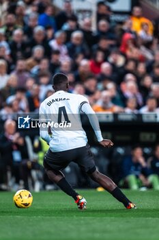 2024-03-03 - Mouctar Diakhaby of Valencia during the Spanish championship Liga football match between Valencia CF and Real Madrid CF on March 2, 2024 at Mestalla stadium in Valencia, Spain - FOOTBALL - SPANISH CHAMP - VALENCIA V REAL MADRID - SPANISH LA LIGA - SOCCER