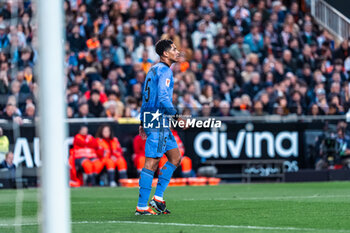 2024-03-03 - Jude Bellingham of Real Madrid during the Spanish championship Liga football match between Valencia CF and Real Madrid CF on March 2, 2024 at Mestalla stadium in Valencia, Spain - FOOTBALL - SPANISH CHAMP - VALENCIA V REAL MADRID - SPANISH LA LIGA - SOCCER