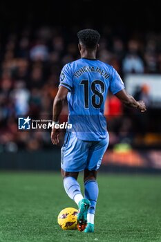 2024-03-03 - Aurélien Tchouameni of Real Madrid during the Spanish championship Liga football match between Valencia CF and Real Madrid CF on March 2, 2024 at Mestalla stadium in Valencia, Spain - FOOTBALL - SPANISH CHAMP - VALENCIA V REAL MADRID - SPANISH LA LIGA - SOCCER