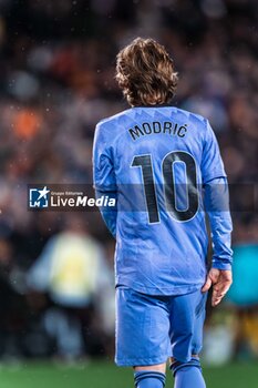 2024-03-03 - Luka Modrić of Real Madrid during the Spanish championship Liga football match between Valencia CF and Real Madrid CF on March 2, 2024 at Mestalla stadium in Valencia, Spain - FOOTBALL - SPANISH CHAMP - VALENCIA V REAL MADRID - SPANISH LA LIGA - SOCCER